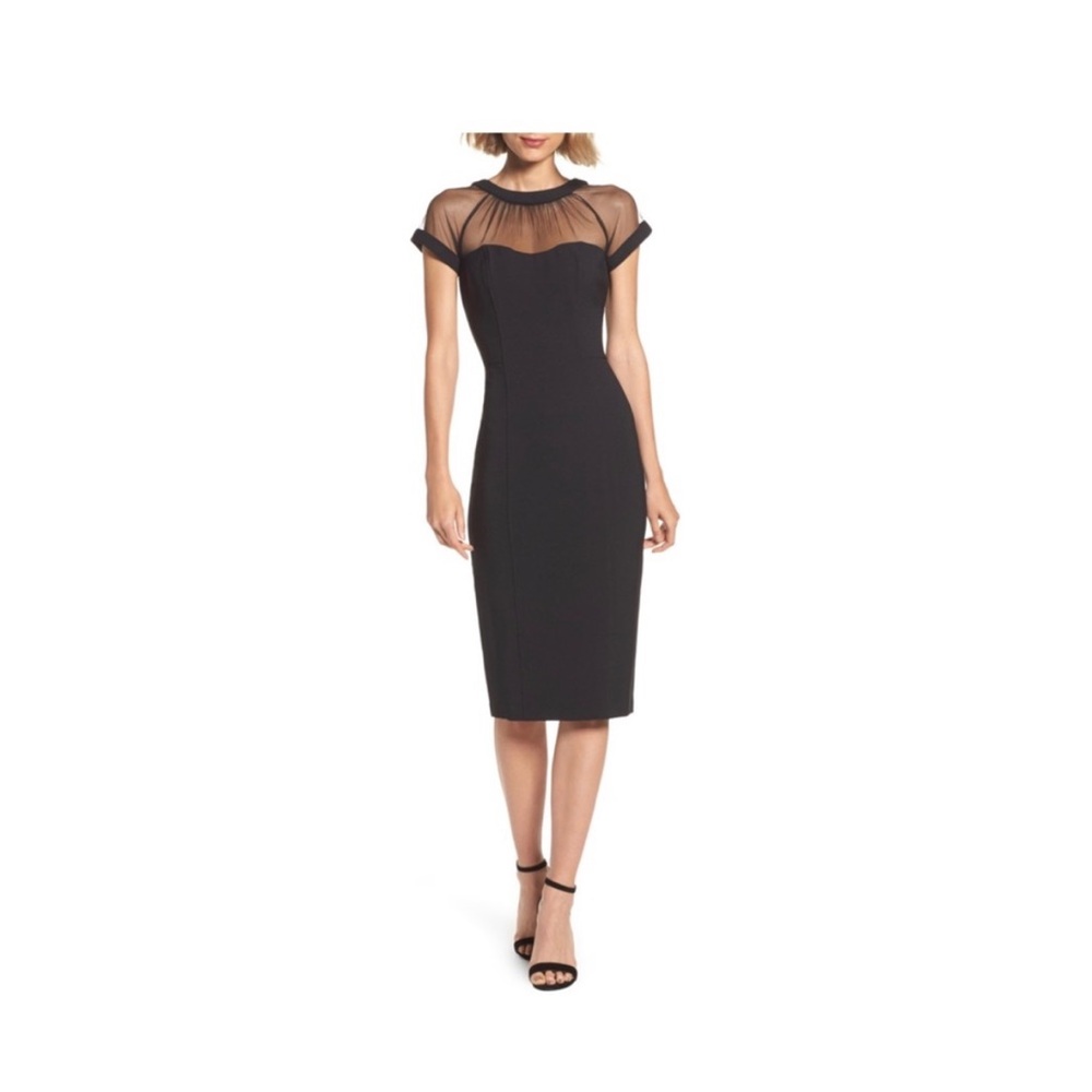 Maggy London Illusion Dress - Picture 2 of 11